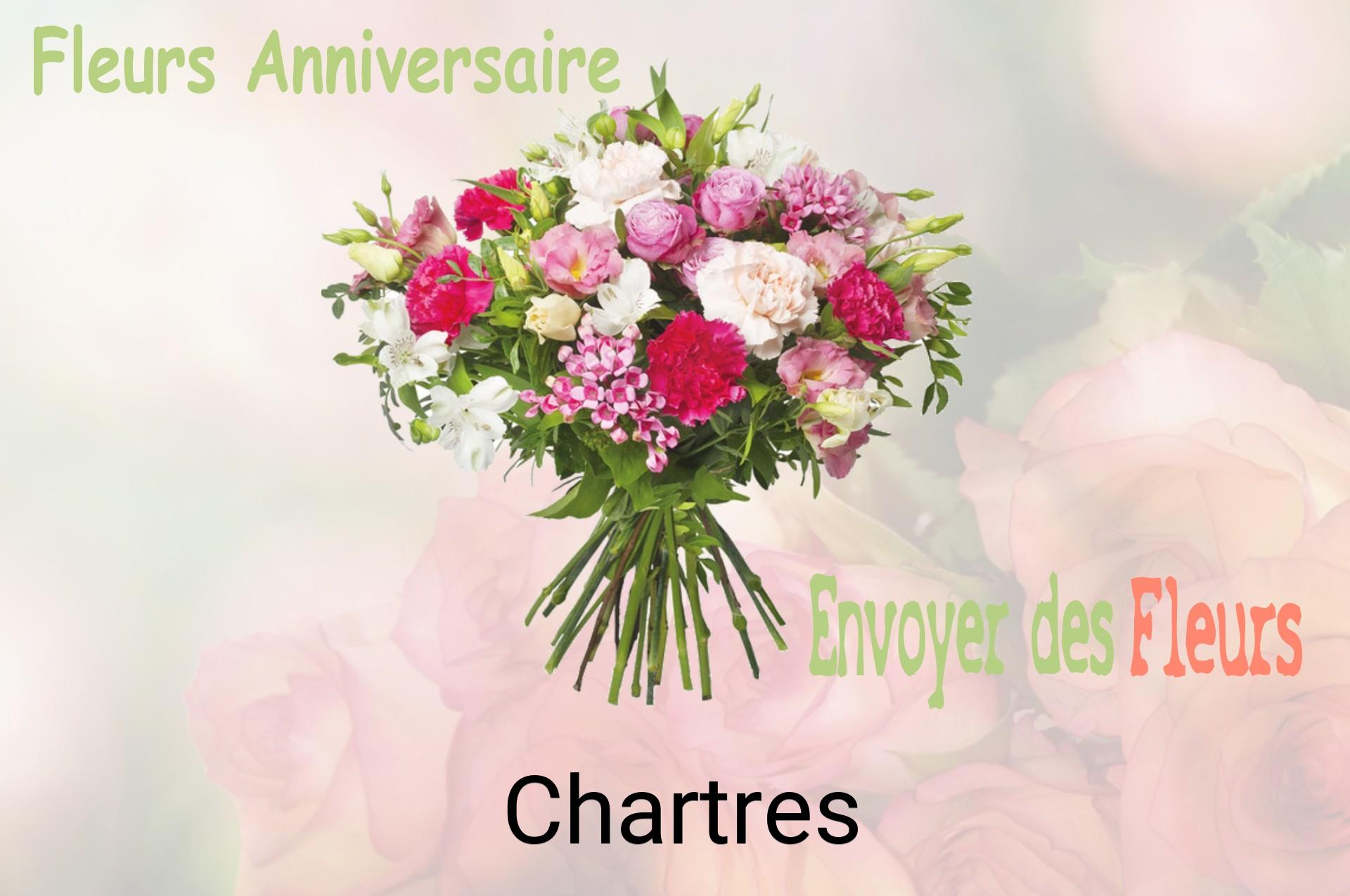 Bouquet de fleurs d’anniversaire livré à Chartres